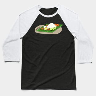 Nasi lemak on banana leaf Baseball T-Shirt